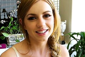 hot teen blowing